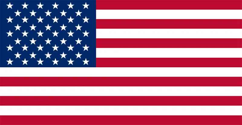 A flag of the united states with stars on it.